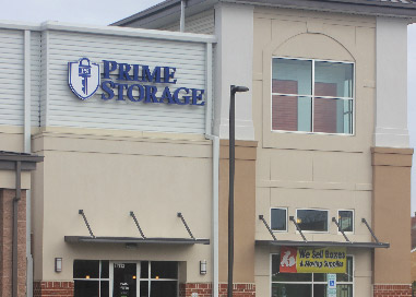 The outside of Prime Storage